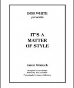 Bob White - It's a Matter of Style (Instant Download)